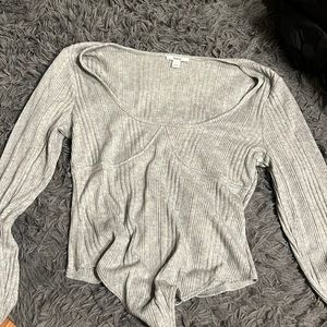 grey bodysuit